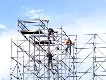 scaffolding construction